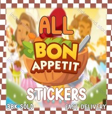 ÁLBUM ALL STIKCERS BON APPETIT Mono_GO 6/5/4/3/2/1 🌟⚡ENTREGA MAIS BARATA E RÁPIDA⚡ comprar usado  Enviando para Brazil