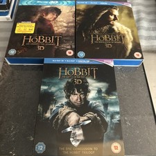 Hobbit trilogy blu for sale  WOLVERHAMPTON