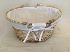 Oval woven wicker for sale  EVESHAM