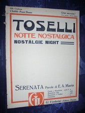 Toselli notte nostalgica usato  Catania