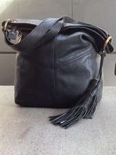 vintage leather bucket bag for sale  LONDON