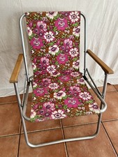 Ddr campingstuhl blumenmuster gebraucht kaufen  Tiefenort