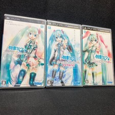 Używany, PSP Hatsune Miku Project Diva 1. 2. diva Expend, przetestowana partia 3 gry SEGA Japonia na sprzedaż  Wysyłka do Poland