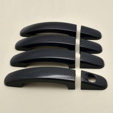 Guarnição de tampa de maçaneta estilo fibra de carbono para Ford Kuga Escape Focus MK3 2013+ comprar usado  Enviando para Brazil