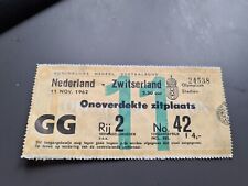 Ticket niederlande 1962 gebraucht kaufen  Mönchengladbach