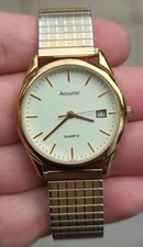 Vintage gold accurist for sale  WAKEFIELD