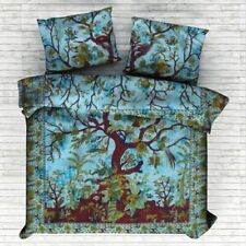 Conjunto de roupa de cama queen size capa de edredom árvore da vida algodão indiano capa de edredom boho comprar usado  Enviando para Brazil