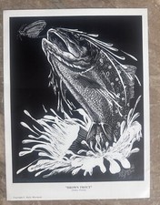 Print brown trout for sale  Fort Collins