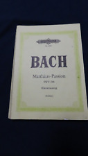 Bach matthäus passion gebraucht kaufen  Syrau