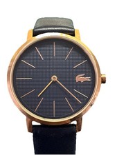 Relógio feminino Lacoste 2001115 lua quartzo mostrador preto malha aço inoxidável 35mm comprar usado  Enviando para Brazil