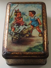 Ancienne boite biscuits d'occasion  France