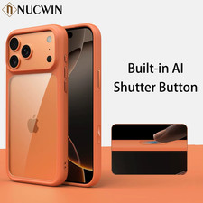 Capa protetora luxuosa laranja fosca para iPhone 17 Pro Max/17 Pro transparente comprar usado  Enviando para Brazil