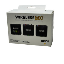 Rode Wireless GO Gen 3 microfone sem fio compacto áudio impecável 32 bits gravação flutuante comprar usado  Enviando para Brazil