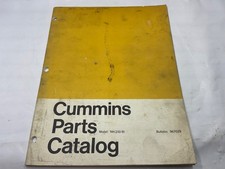 Cummins parts catalog for sale  Frazeysburg