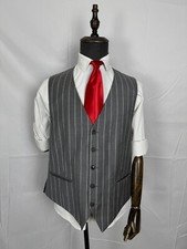 Colete SuitSupply Ferrara 100% lã cinza claro EUA tamanho 42R, usado comprar usado  Enviando para Brazil