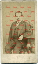 CDV General Manuel González Flores, Presidente de México 1880-1884 comprar usado  Enviando para Brazil