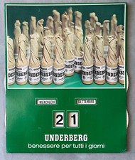 Underberg calendario perpetuo usato  Gatteo