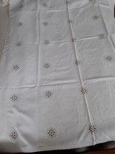 Tischdecke elfenbeinfarbig sti gebraucht kaufen  Duisburg