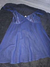 Negligee blau spitze gebraucht kaufen  Dietersburg
