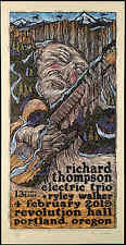 Richard Thompson Electric Trio Revolution Hall Portland S/N Gary Houston com certificado de autenticidade comprar usado  Enviando para Brazil