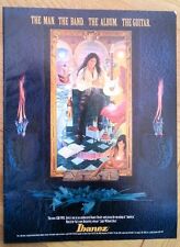 Usado, STEVE VAI Ibanez Guitars magazine ADVERT/Poster/clipping 11x8 inches comprar usado  Enviando para Brazil