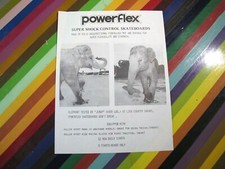 Antigo 1970s skateboard efêmero - Powerflex Super Shock Control Skates flyer comprar usado  Enviando para Brazil