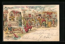 Lithographie volksfest schiess gebraucht kaufen  Berlin