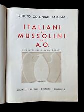 Ist. coloniale fascista usato  Trevignano Romano
