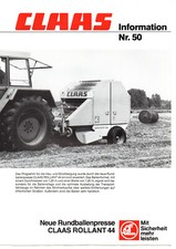Verkaufsprospekt claas info gebraucht kaufen  Poing
