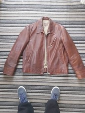Old brown leather for sale  BOURNEMOUTH