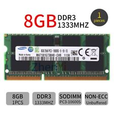 Samsung 8GB 4GB 2G DDR3 1333MHz PC3-10600S 2Rx8 SODIMM CL9 204Pin Laptop RAM DE comprar usado  Enviando para Brazil