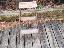 2 wooden folding step ladders for sale 2 wooden folding step ladders for sale Milwaukee