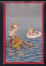 Cartolina bambino con usato  Italia