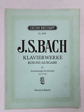 Noten bach klavierwerke gebraucht kaufen  Berlin