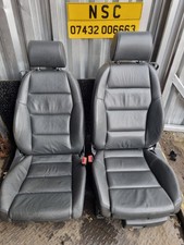 Audi black leather for sale  DUDLEY