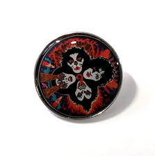 Broche Kiss 'Rock Roll Over' capa banda de metal pesado esmalte lapela patch metal comprar usado  Enviando para Brazil