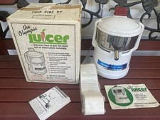 Extrator de máquina de suco espremedor olímpico modelo resistente 1000 EUA TESTADO FUNCIONANDO comprar usado  Enviando para Brazil