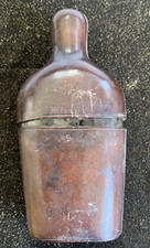 Antique leather glass for sale  AMERSHAM