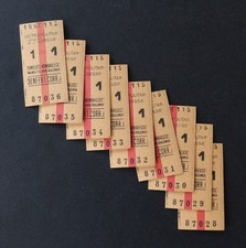 Anciens ticket paris d'occasion  Nantes-