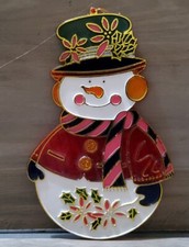 Vintage snowman suncatcher for sale  Mansfield