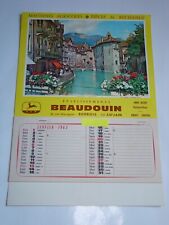 Calendar calendrier 1963 d'occasion  Gannat