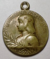 Médaille argent bienheureuse d'occasion  Bordeaux-