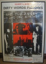 gilbert george poster for sale  GLOUCESTER