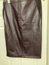 Faux leather skirt for sale  WIGAN