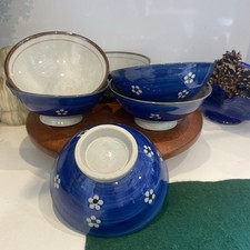 Blue white floral for sale  MORDEN