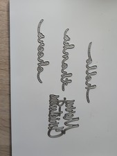 Greeting thinlets dies for sale Greeting thinlets dies for sale  HAYWARDS HEATH