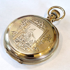 solid gold pocket watch for sale  Loomis