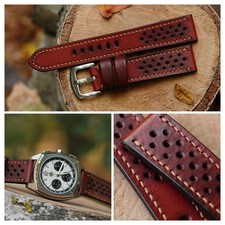 Pulseira de relógio de couro marrom feita à mão 20/18 mm Rally Racing *Pronta para uso pago nos EUA comprar usado Pulseira de relógio de couro marrom feita à mão 20/18 mm Rally Racing *Pronta para uso pago nos EUA comprar usado  Enviando para Brazil