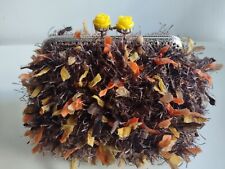 Portaoggetti pochette uncinett usato  Bologna