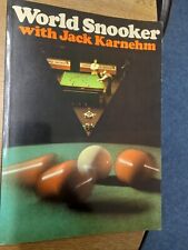 Jack karnehm snooker for sale  RADSTOCK